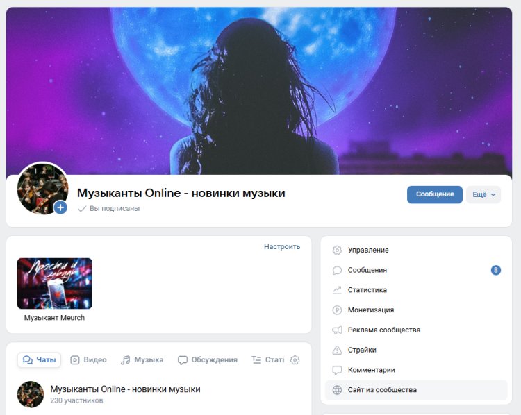 Музыканты онлайн - Новинки музыки: новый музыкальный проект